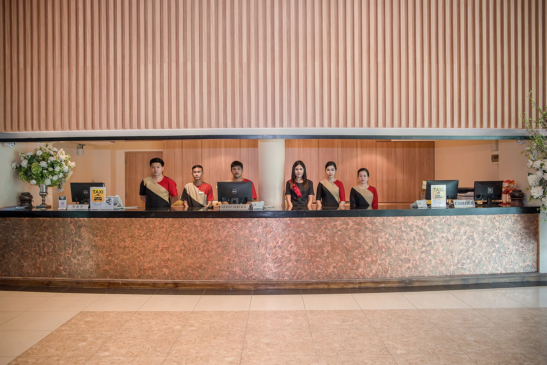 The Cotai accommodation lobby